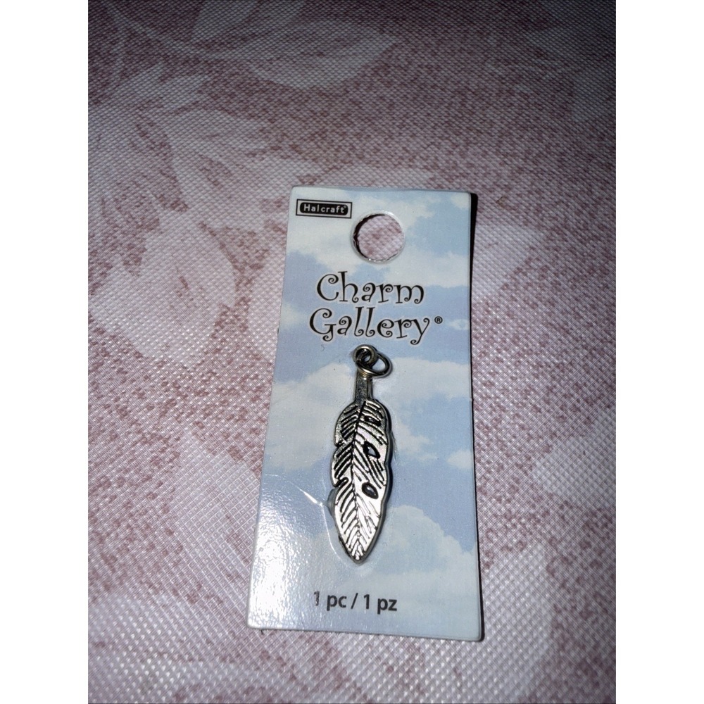 Halcraft‎ Charm Gallery Charm  Feather    ,Journals , Bracelets , Crafts
